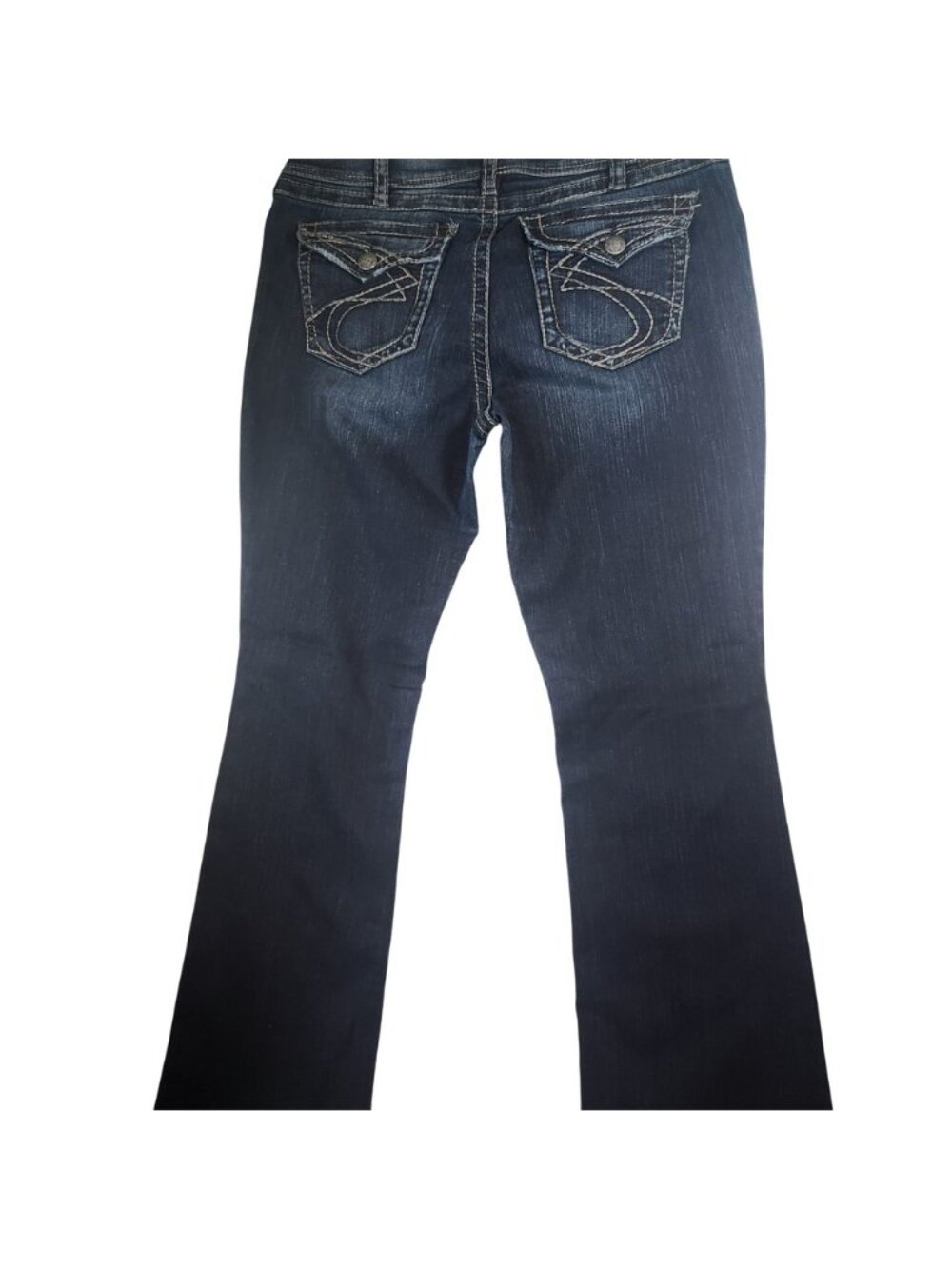 Silver Jeans Co Suki Surplus Bootcut Dark Wash Denim Jeans 16 L34